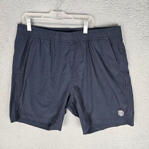 Greatness Wins Shorts Men XL Blue Athletic Training Core Performance Gym XL